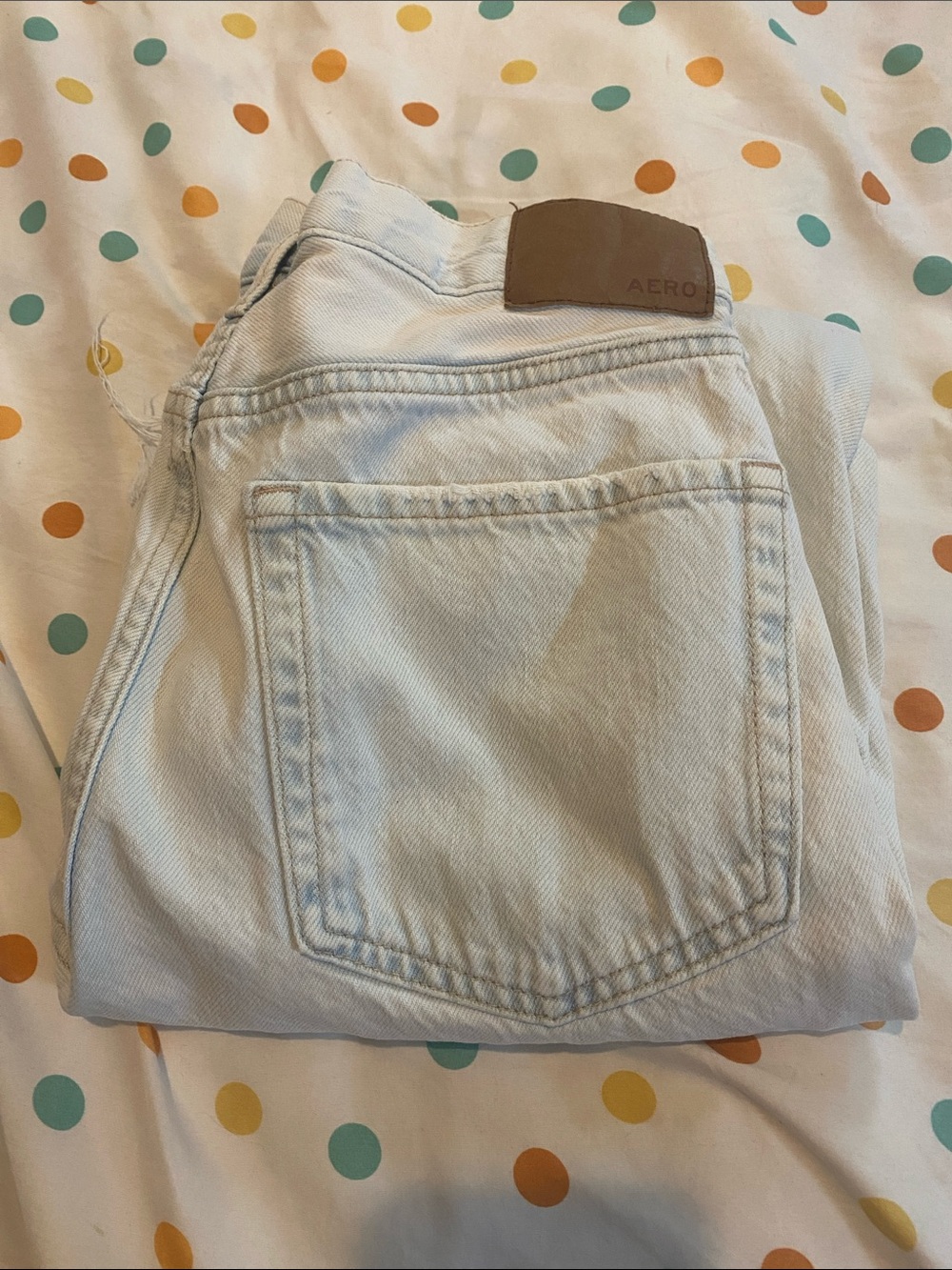 Aeropostale Pale Blue High-Rise Women's Jeans